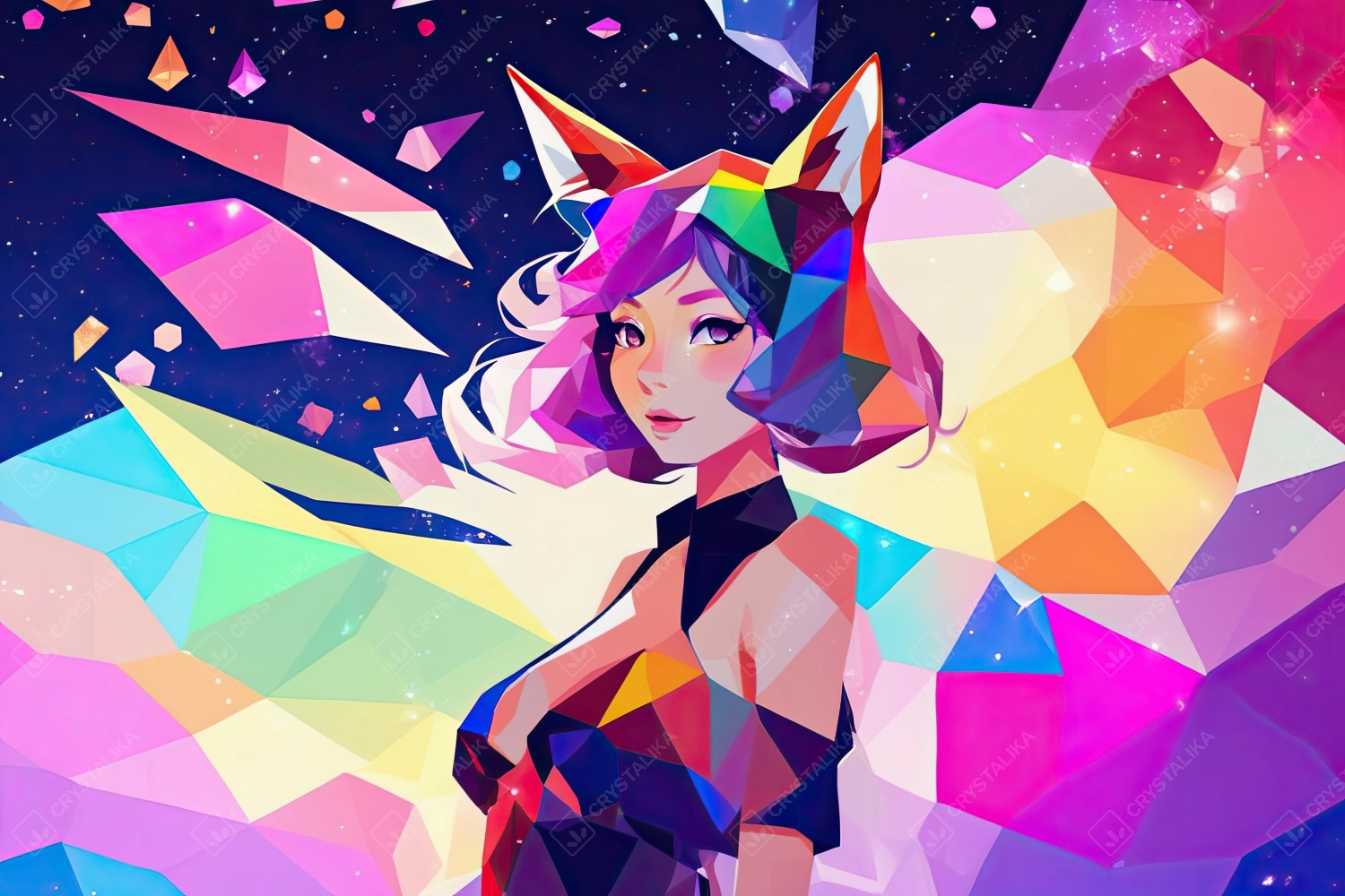 lowpoly girl