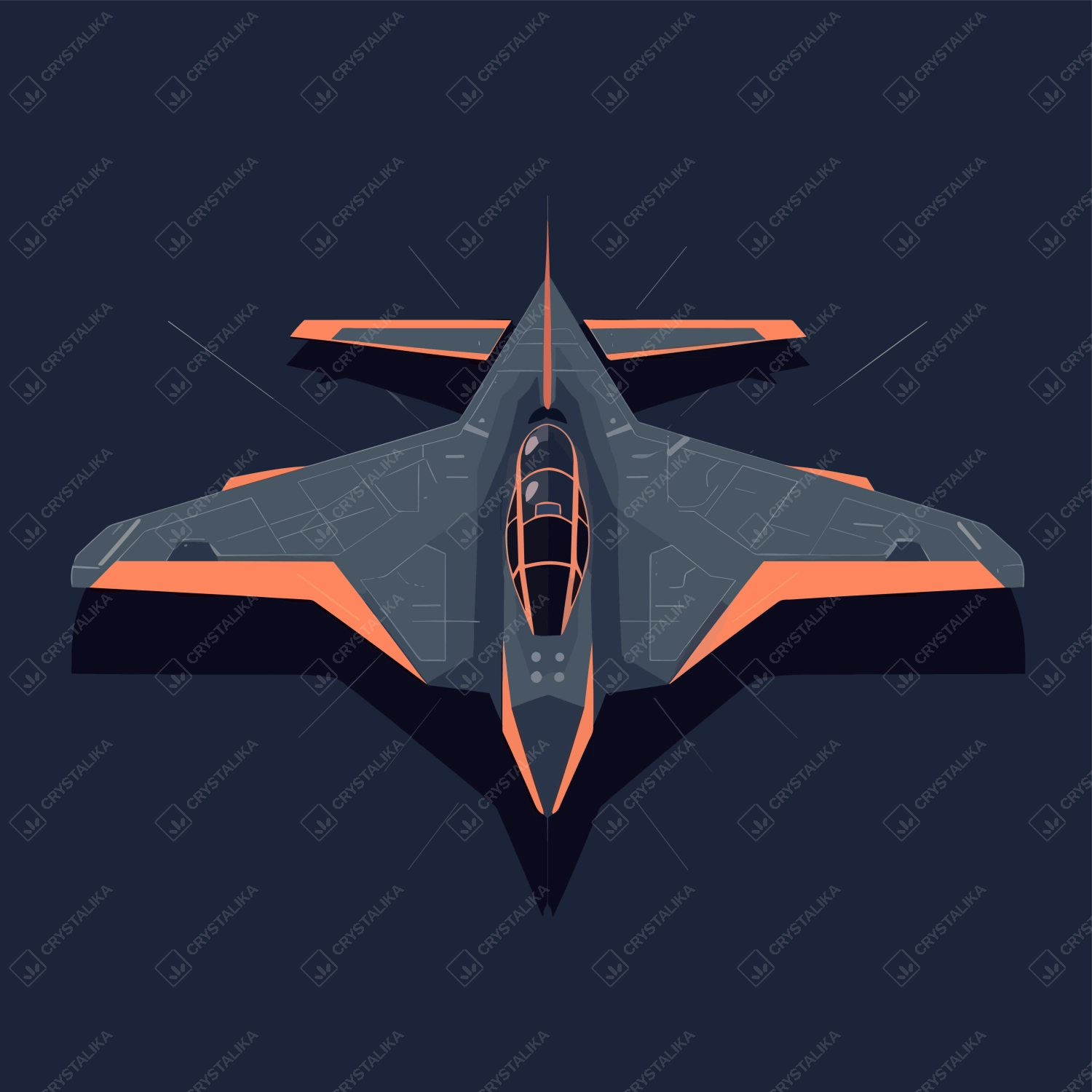 Vector art illustration of airplanes, high resolution, colorful, easy combined