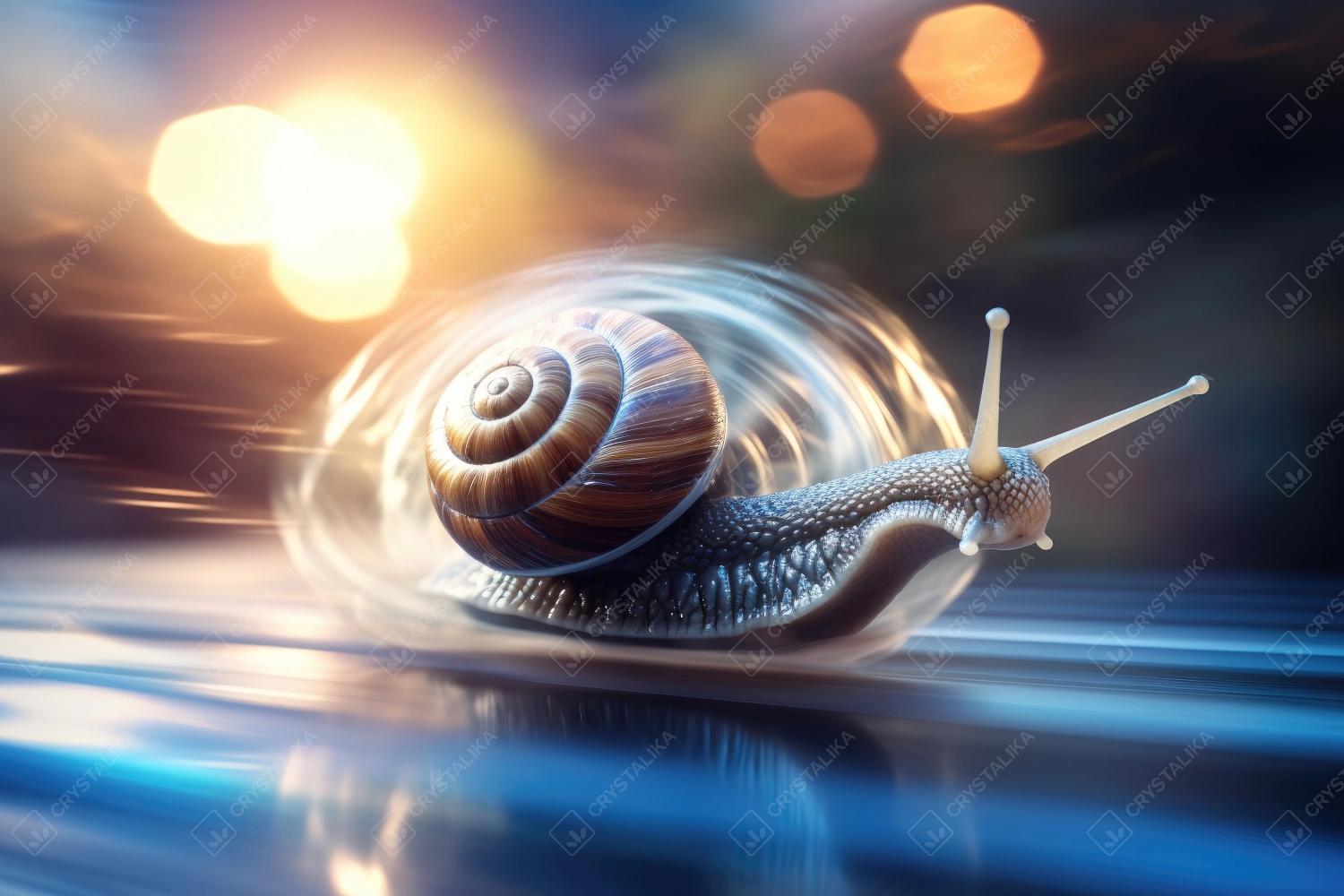 Super fast snail