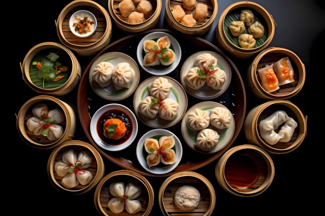 Dim Sum: A collection of small, flavorful dishes