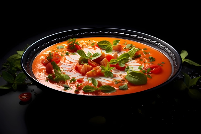 Gazpacho - Spanish traditional tomato soup