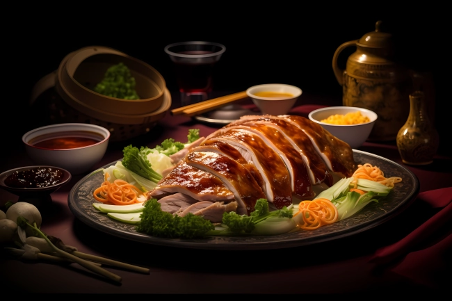 Peking duck - traditional Chinese meal