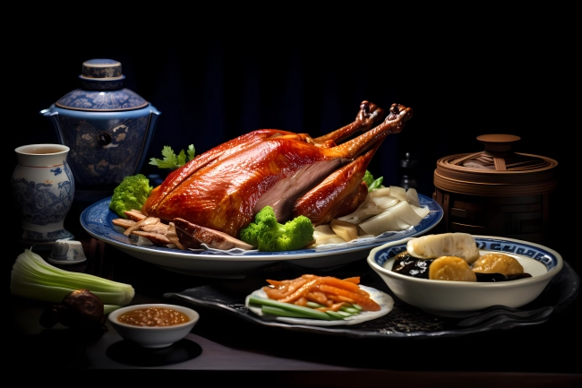 Peking duck - traditional Chinese meal