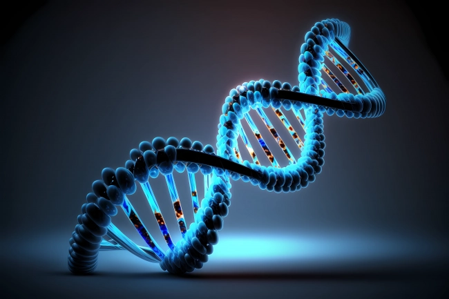 DNA helix 3D model