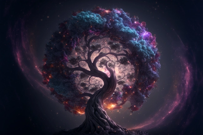 The space tree of all life and existence