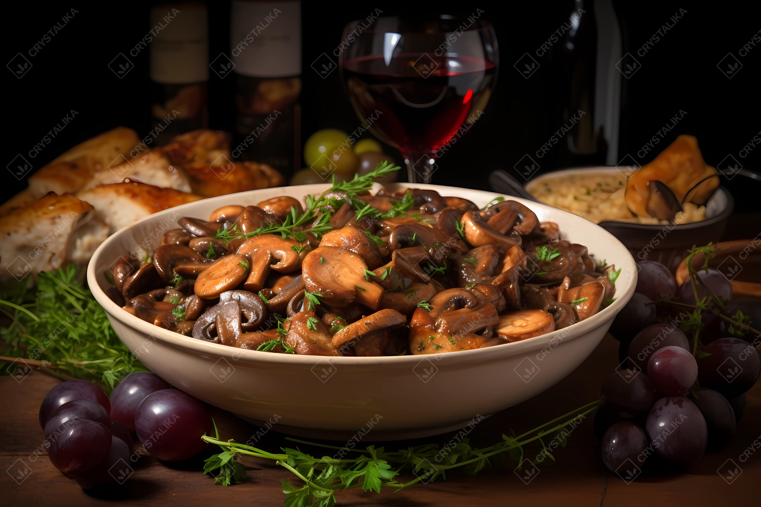 Coq au Vin: French traditional meal