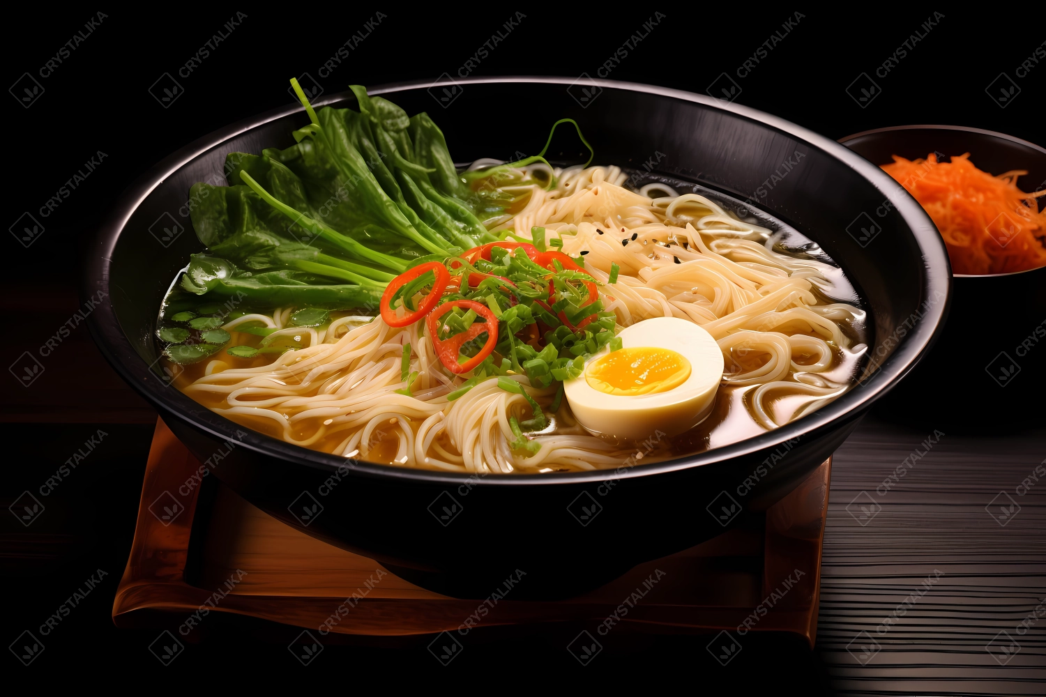 Traditional Japanese noodle soup