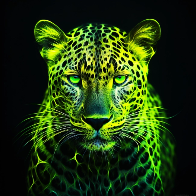 Acid Green Leopard