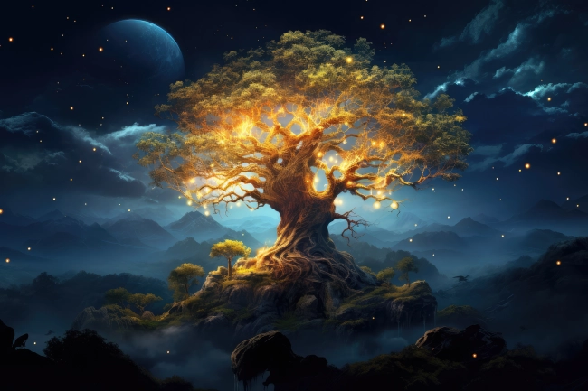 Magical tree of life