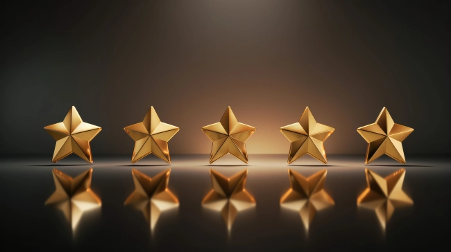 5 star customer satisfaction online rating and review