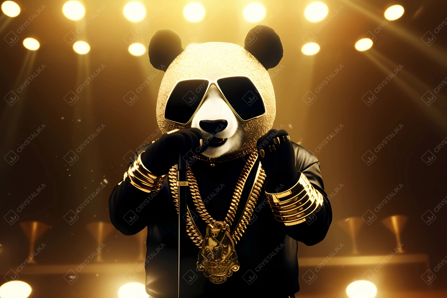 Panda bear gangsta rap