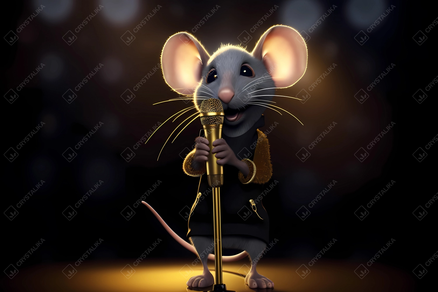 Mouse golden voice singer