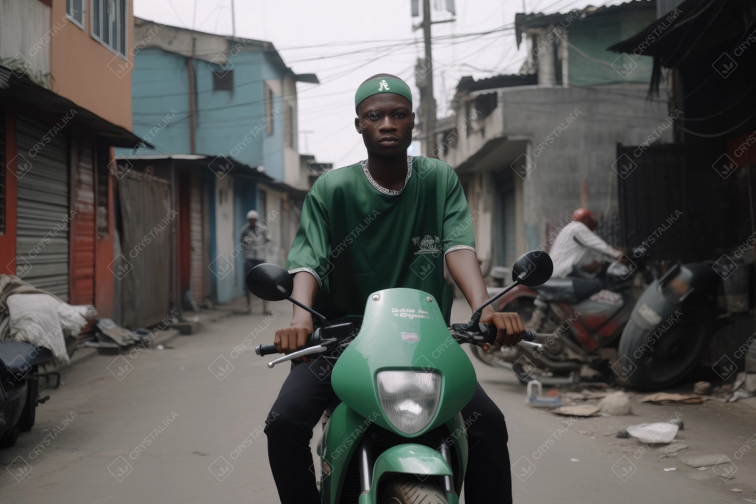 Typical Nigerian man in the streets of Lagos