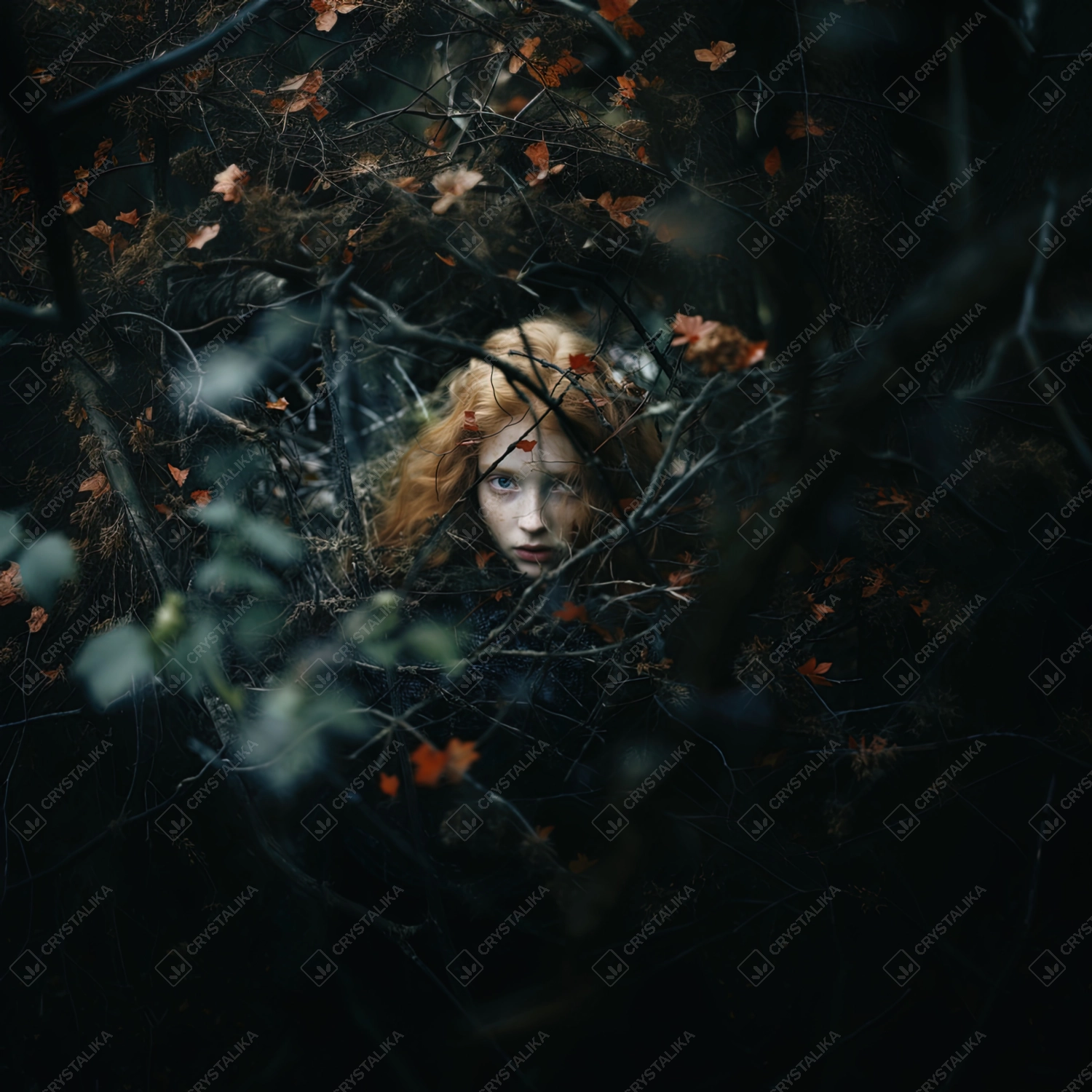 Mysterious girl in the Dark Forest