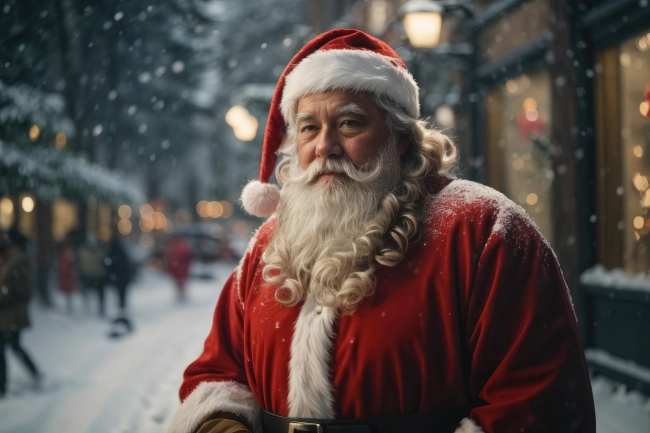 Santa Claus portrait photography