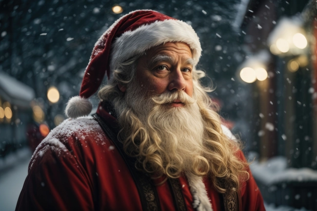 Santa Claus portrait photography