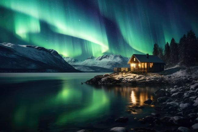 Abandoned cabin in Alaska