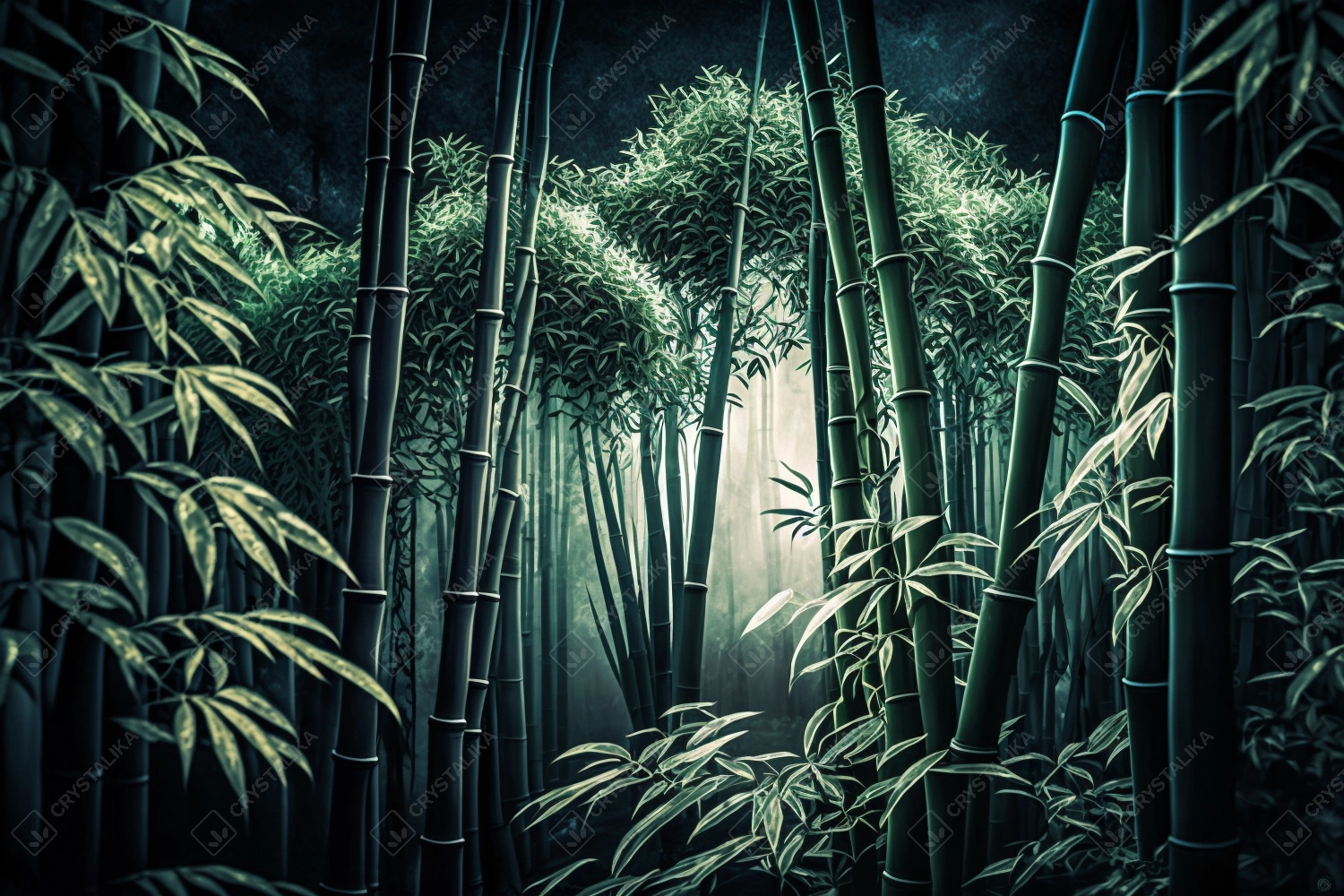 Asian bamboo forest