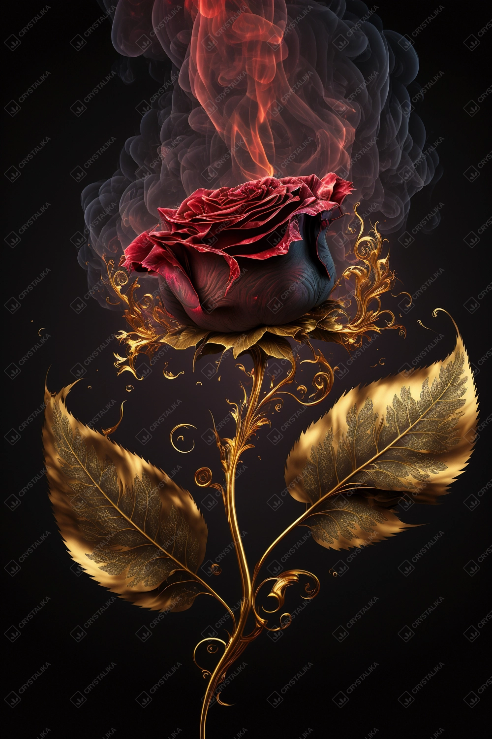 Beautiful golden rose