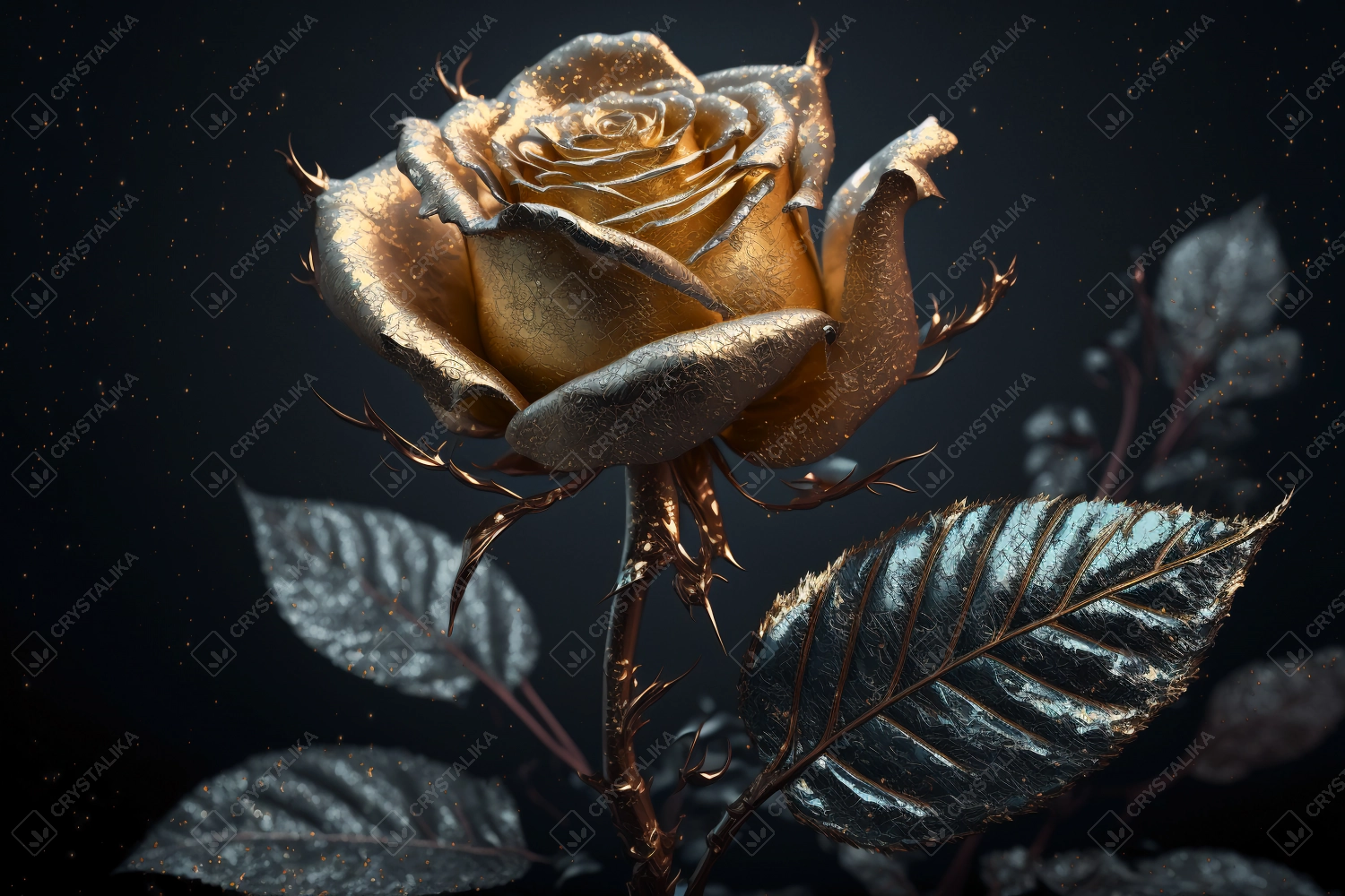 Beautiful golden rose