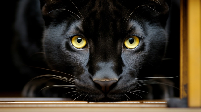 Amazing black panther captured with AI