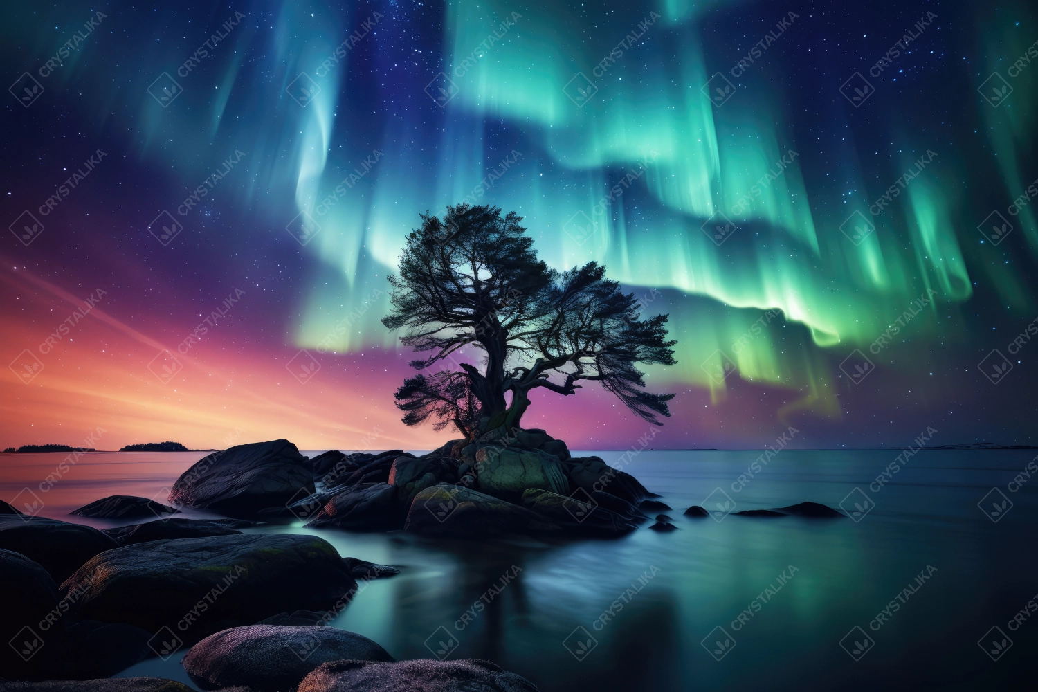 Amazing northern lights