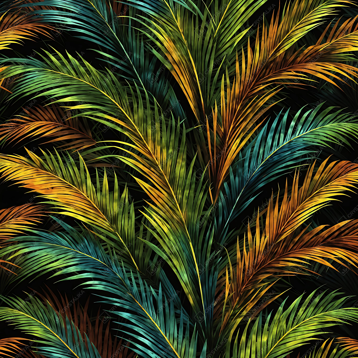 Colored Palms