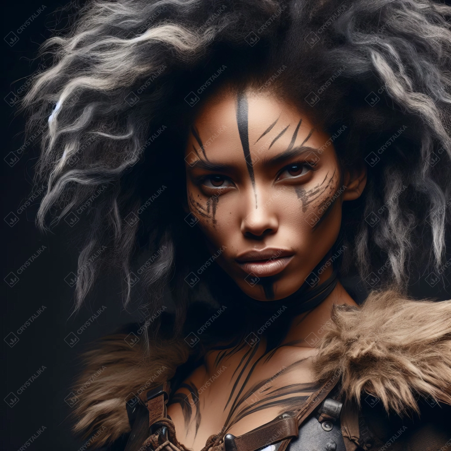 barbarian woman - Crystalika: Premium Quality AI Images