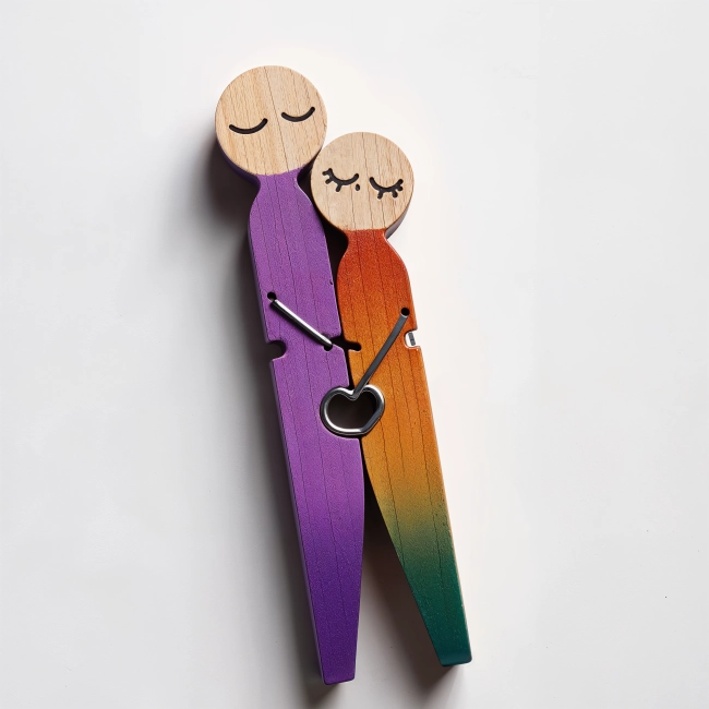 clothespin in love