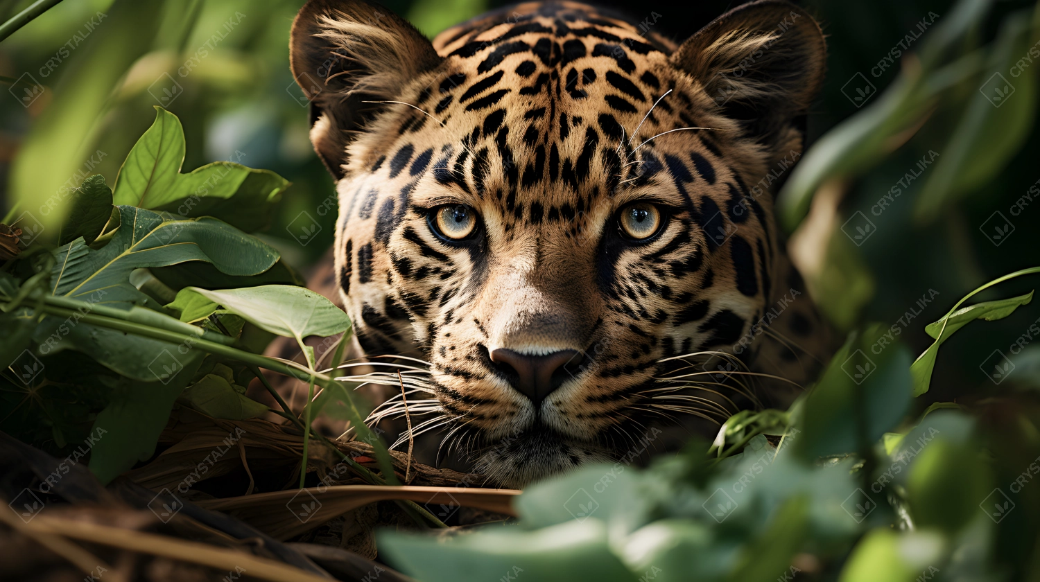 Close up of a leopard