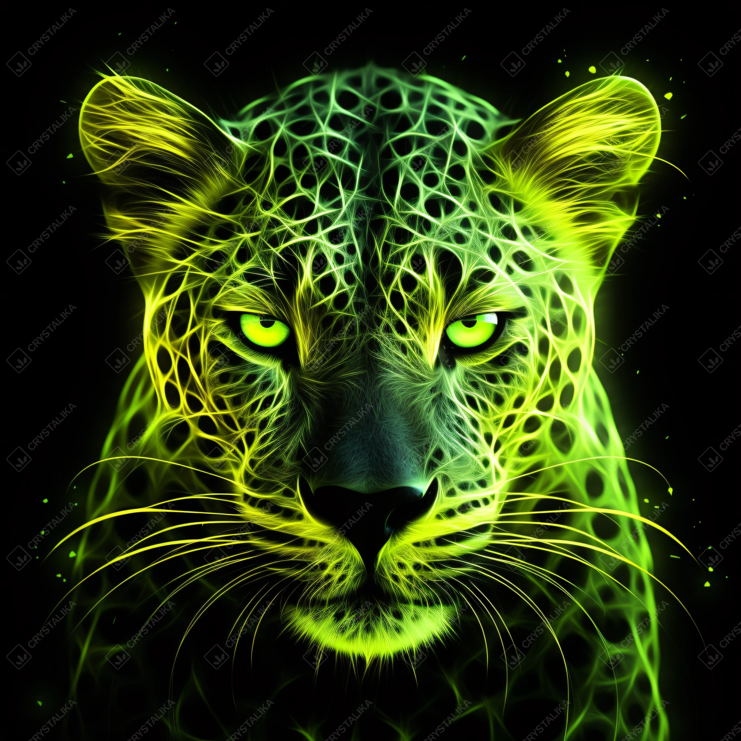 Acid Green Leopard